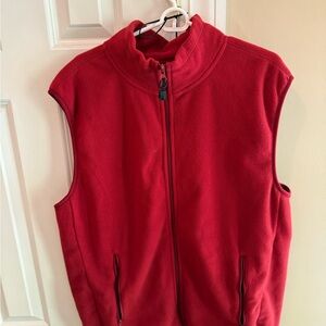 Red Fleece Vest